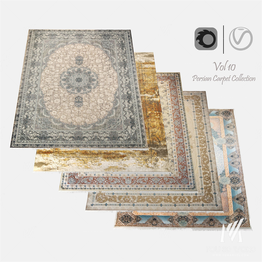 Persian Carpet Collection-vol10-4k texture
